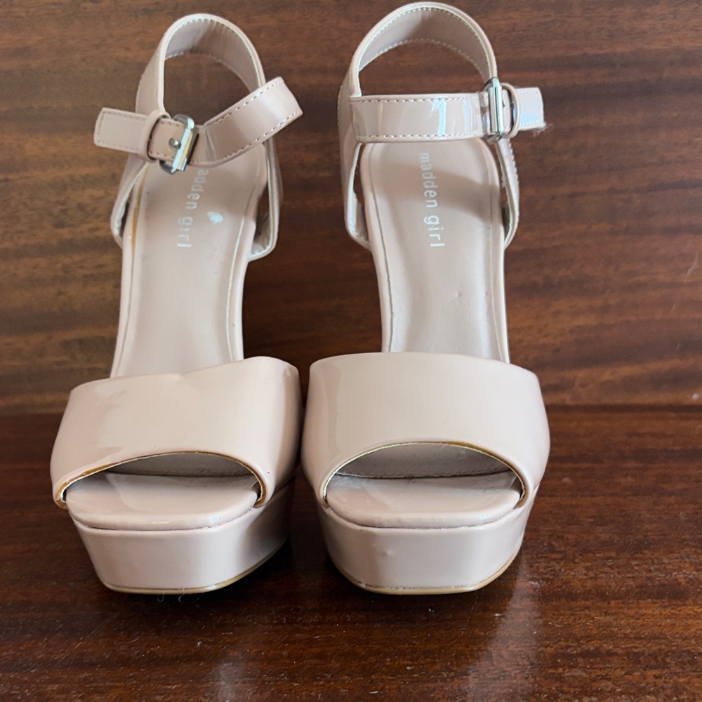 Madden Girl Nude High Heels